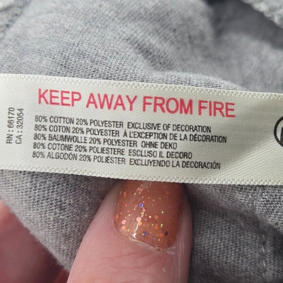 NWT Free People Movement All Star Jogger Logo - M Heather Grey/White - Picture 8 of 9